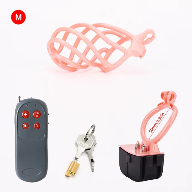 Electric Shock Chastity Cage