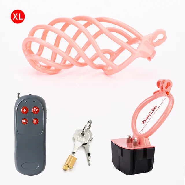 Electric Shock Chastity Cage