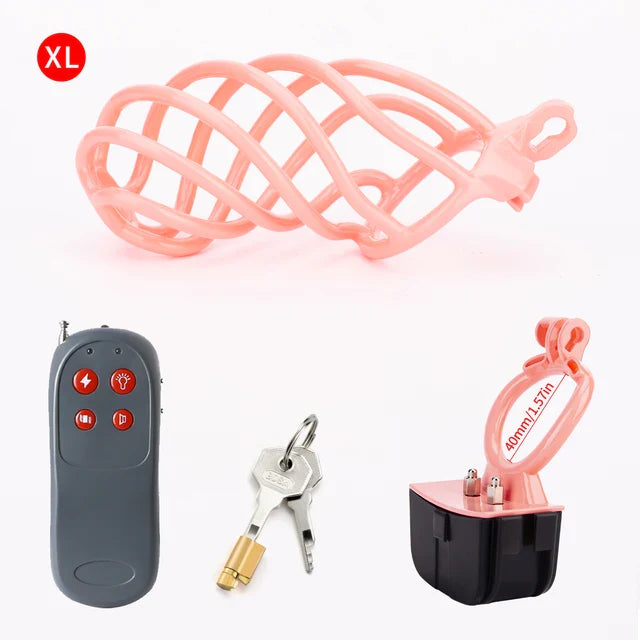 Electric Shock Chastity Cage