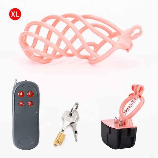 Electric Shock Chastity Cage