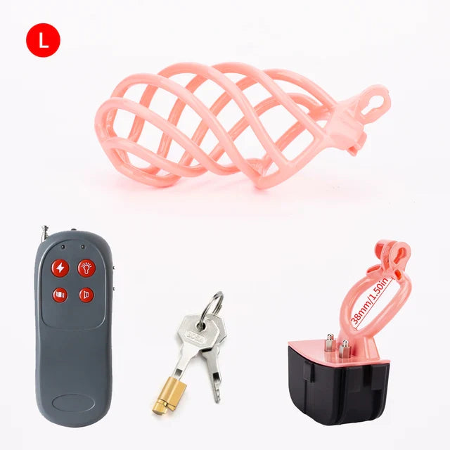 Electric Shock Chastity Cage
