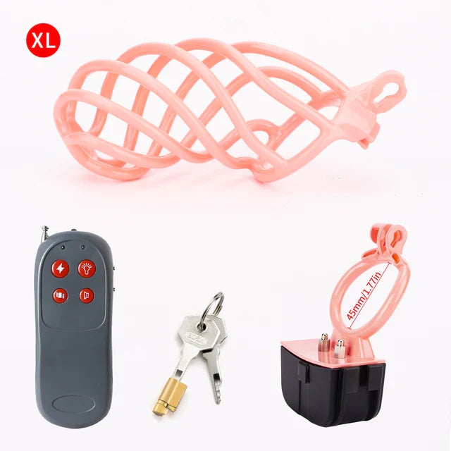 Electric Shock Chastity Cage