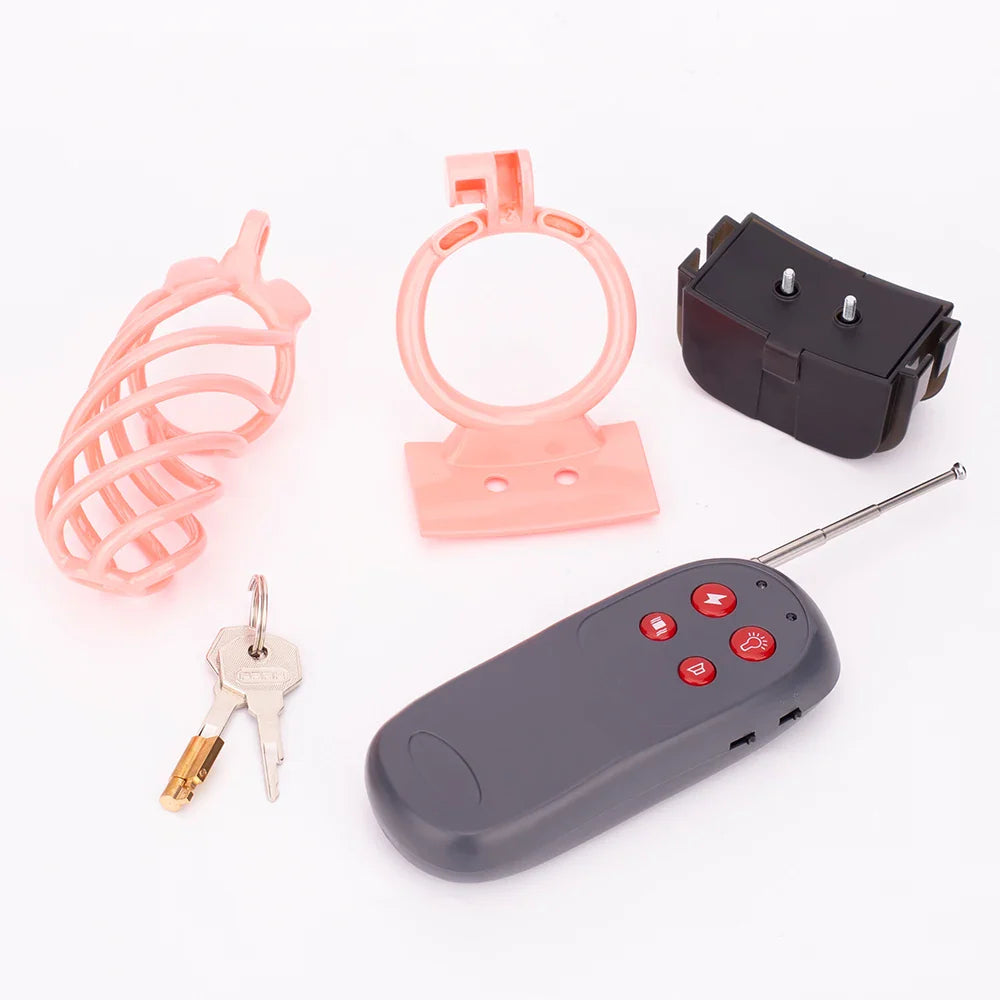 Electric Shock Chastity Cage