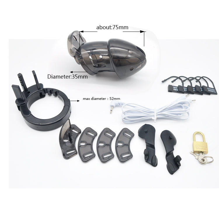 Plastic Electric Chastity Device with Console