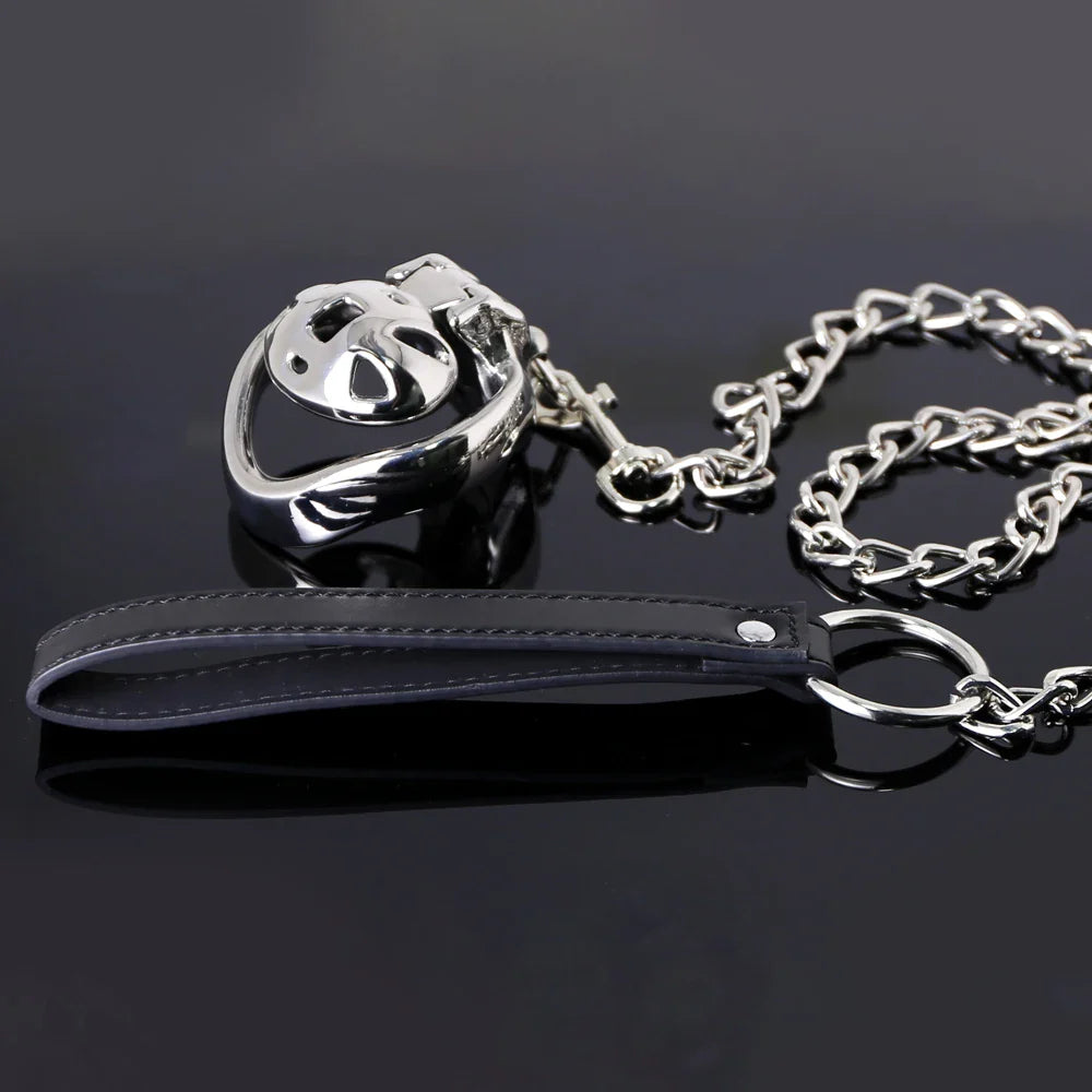 HT-V4 Flower Traction Chastity Cage with Belt