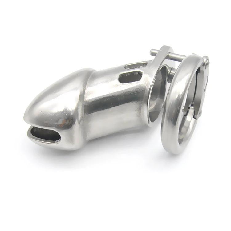 Cage de chasteté en métal longue et dure