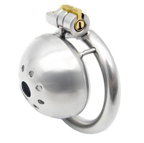 Tiny Seal Prison Steel Chastity Cage 1" Long