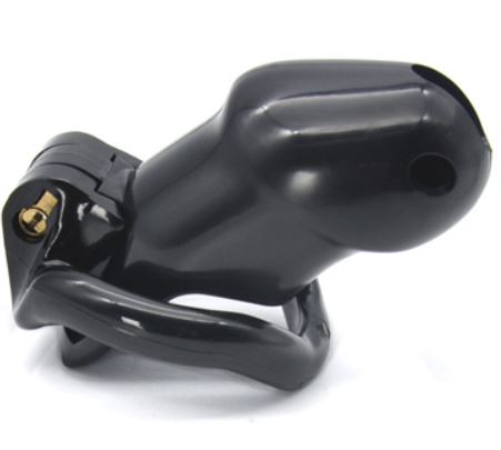 Sissy For Her - Black Resin Chastity Cage