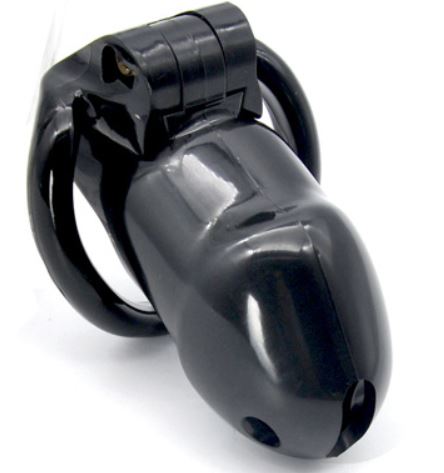 Sissy For Her - Black Resin Chastity Cage