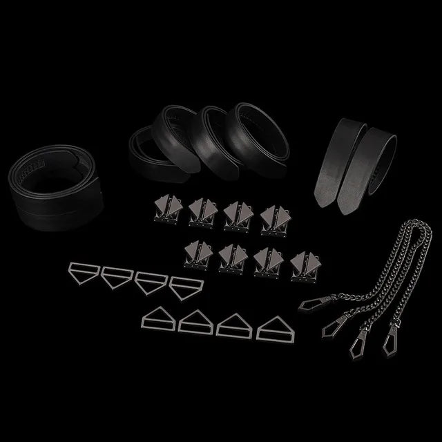 Ensemble de harnais de bondage BDSM à faire soi-même, 8 pièces