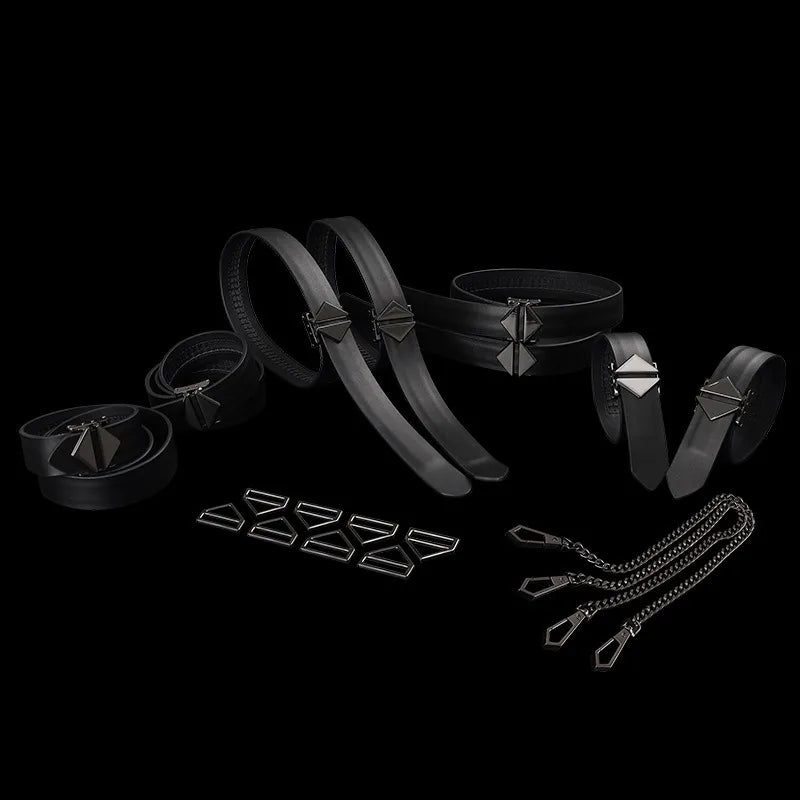 Ensemble de harnais de bondage BDSM à faire soi-même, 8 pièces