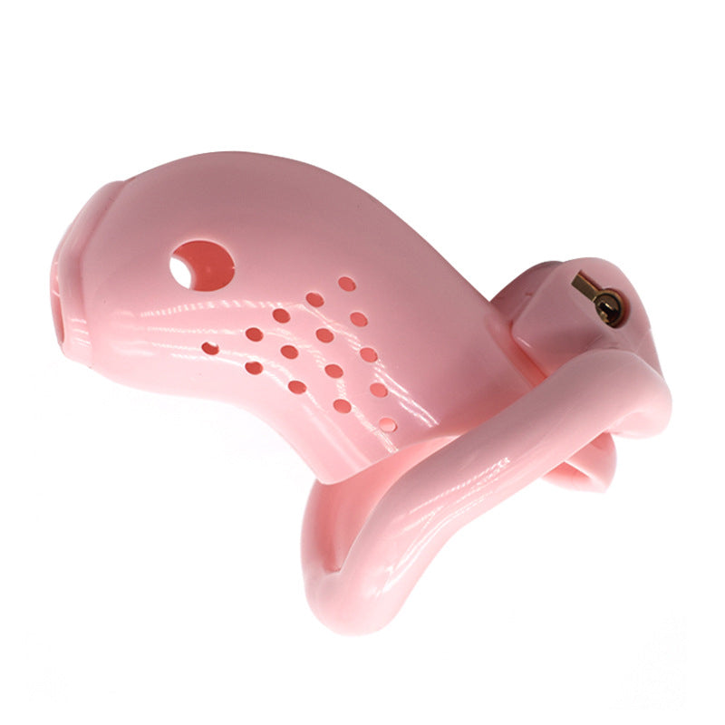 Sissy Prison - Pink Plastic Chastity Cage