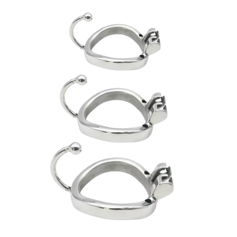 Super Tiny Steel Cock Cage With Ball Separator