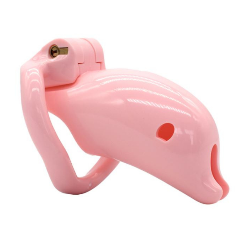 The Sissy Pink Resin Cock Cage
