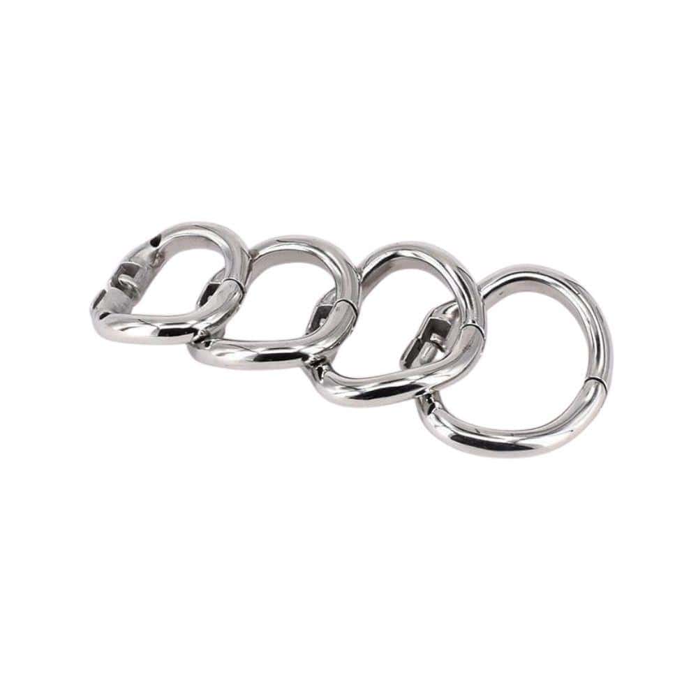 Accessory Ring for Not Getting Off Metal Chastity Device