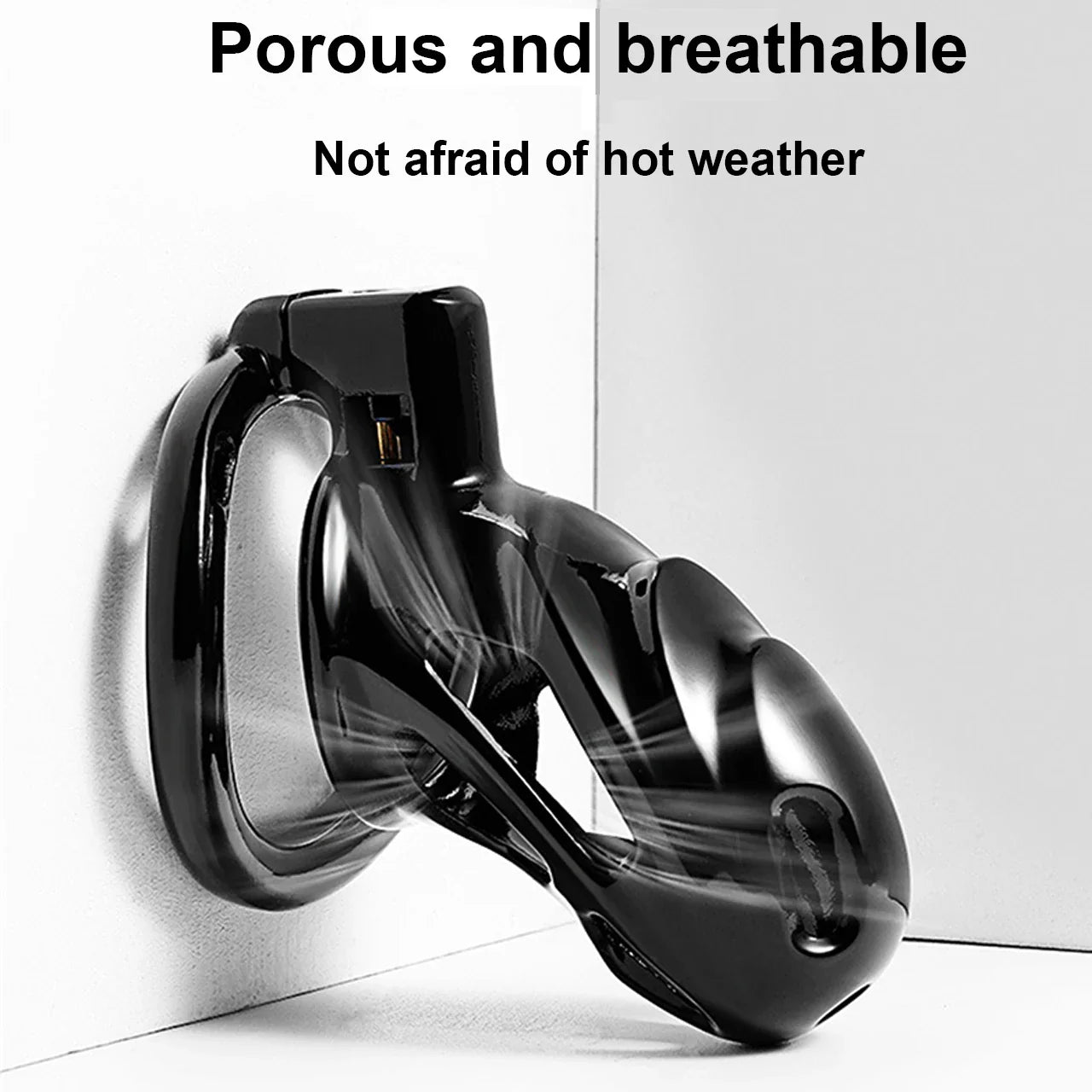 Black Metal Chastity Lock