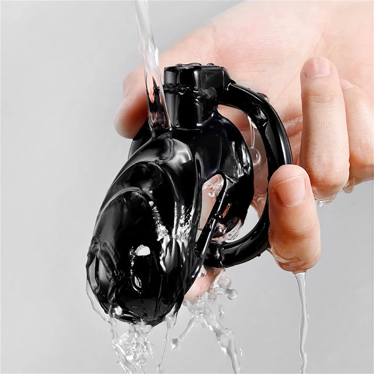 Black Metal Chastity Lock