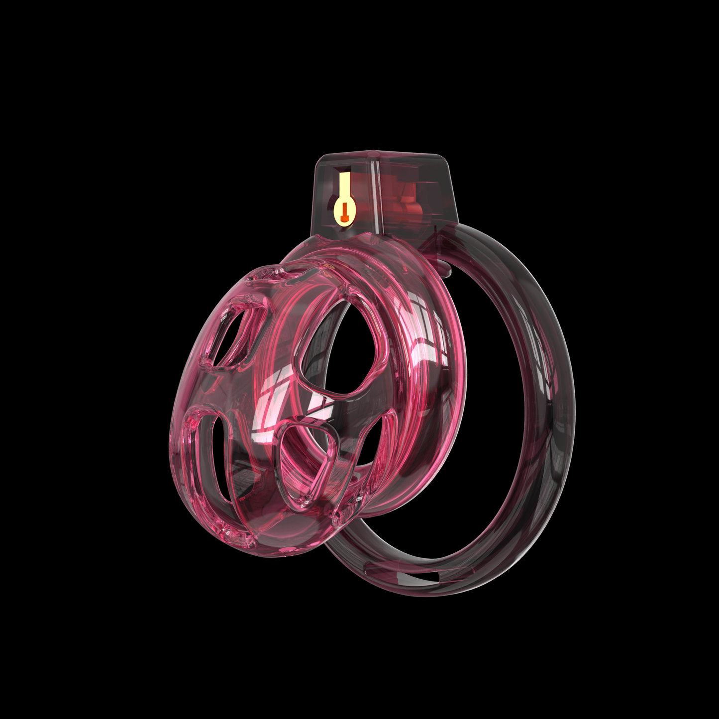 Elastic Soft Pink Cobra Chastity Cage