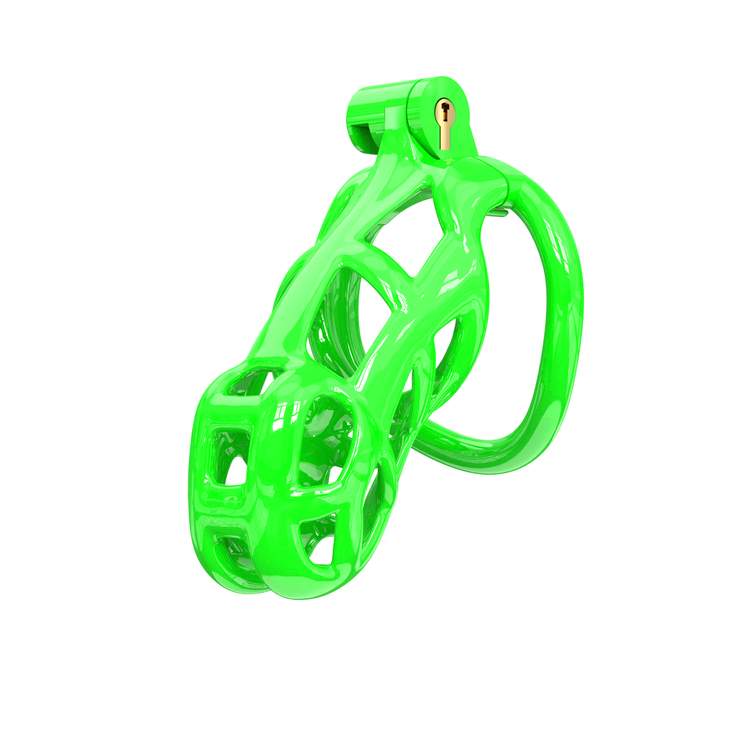 Standard Green Cobra Male Chastity Cage