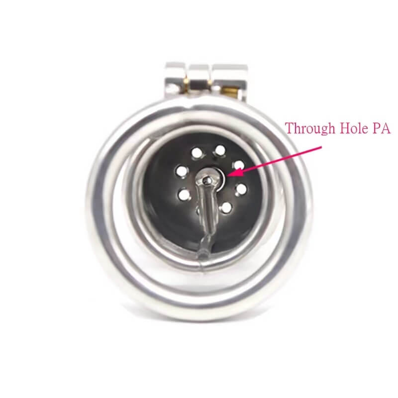 Male Through Hole PA Chastity Device