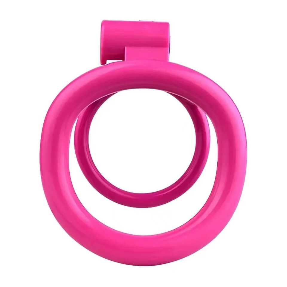 Nouvelle cage de chasteté mono testiculaire avec 4 anneaux