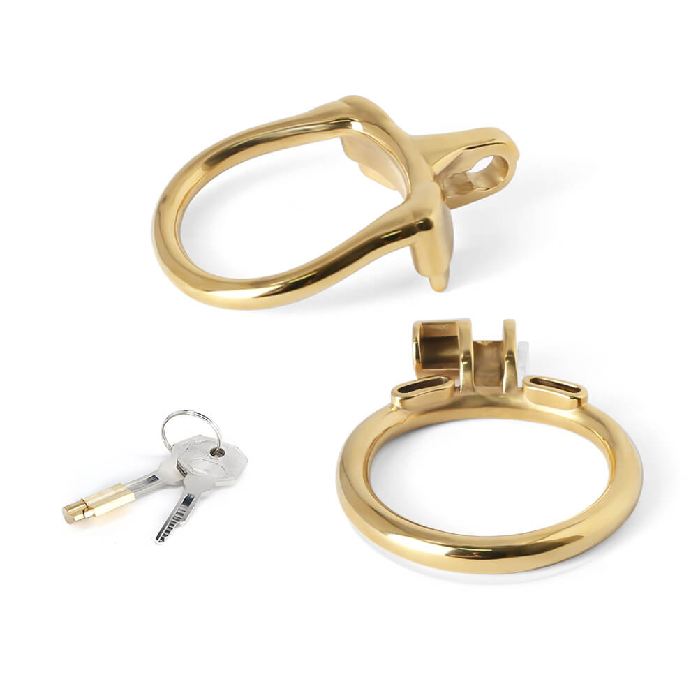 ZERO Gold MAMBA Stainless Steel Cock Cage
