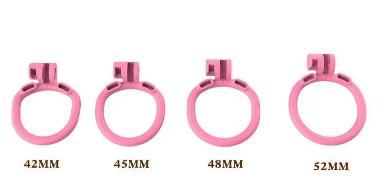 Pink Sung Cobra Chastity Cage(2.96 inches)