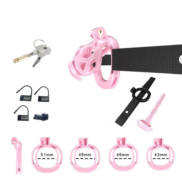 Cobra Chastity Set With Belt