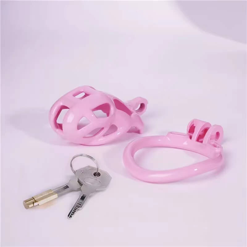 Nano Pink Cobra Male Chastity Cage