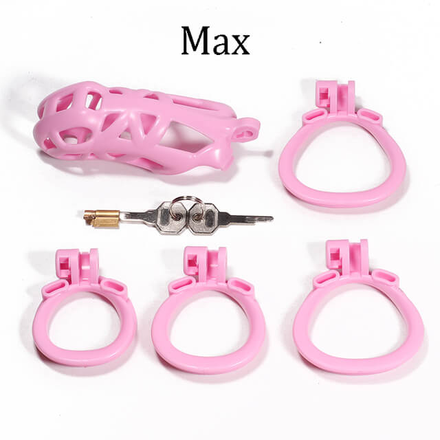 Upgrade Pink Max Cobra 6.0 Chastity Device