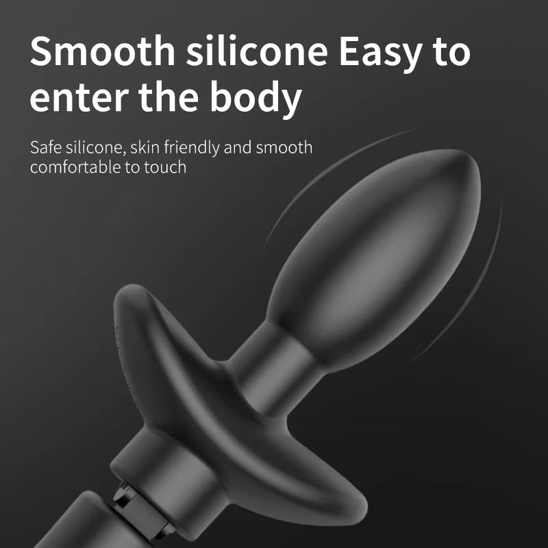 QIUI Shake Tail Shock Butt Plug Remotely