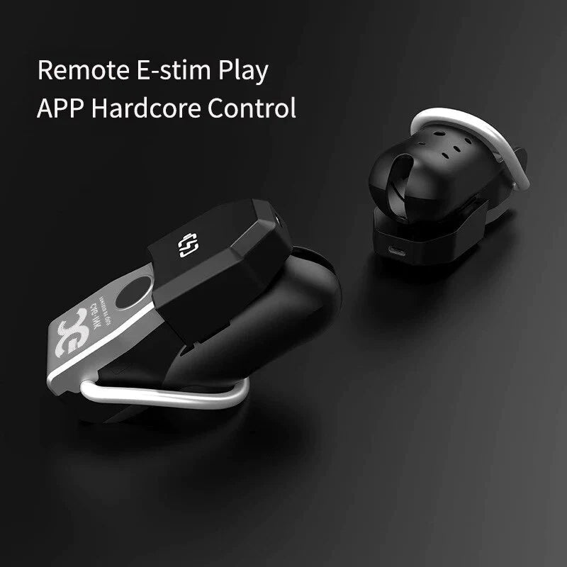QIUI Cellmate 2 Cock Cage APP Remote Control Electric Shock Penis Cage
