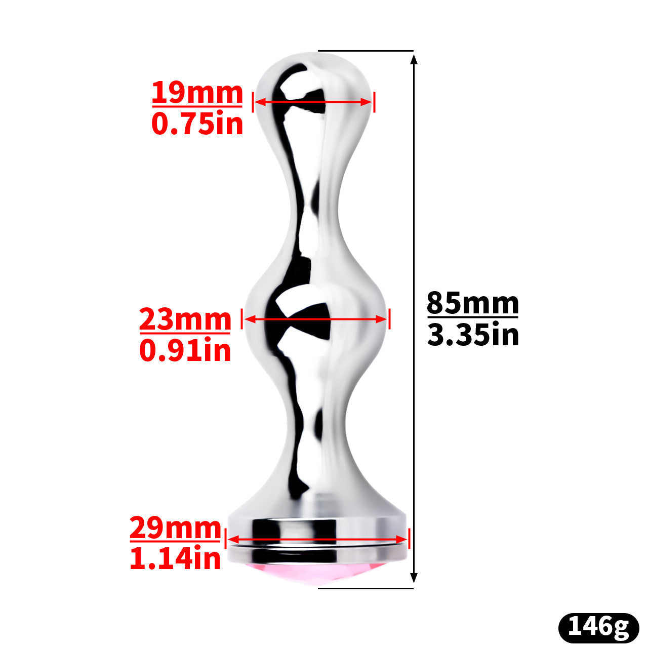 Short Smooth Steel Cobra Cage