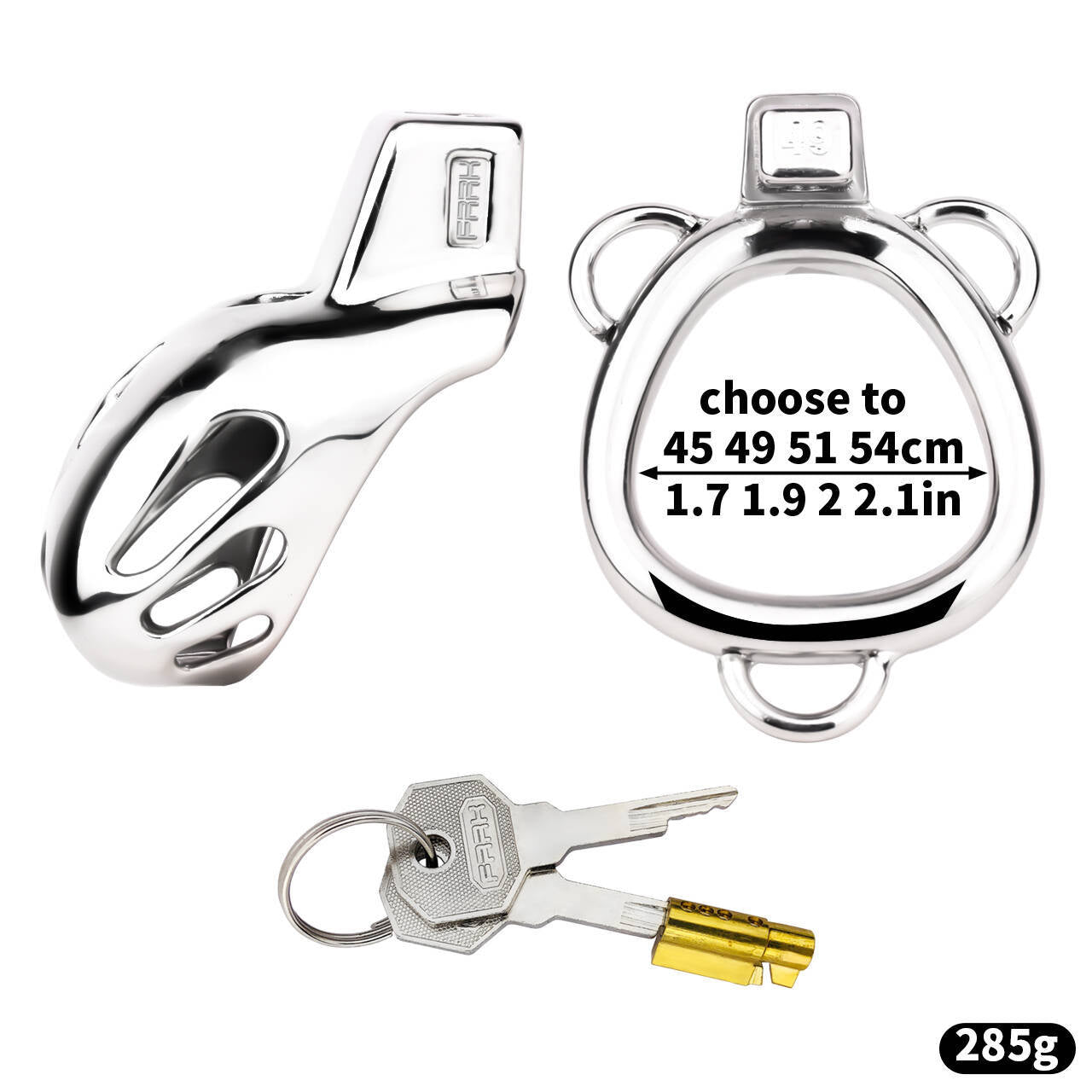 Short Smooth Steel Cobra Cage