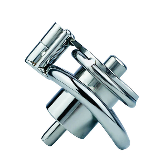 Screw Negative Chastity Cage With Catheter