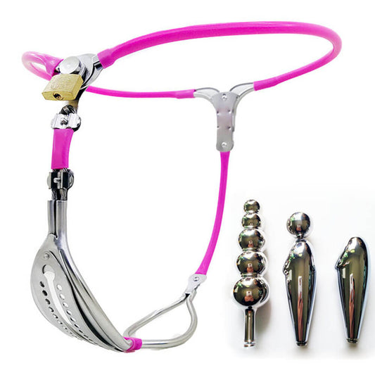 Ceinture de chasteté féminine Girlish Heart entièrement réglable