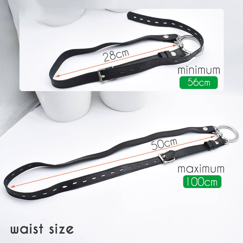 Cage de chasteté négative avec ceinture