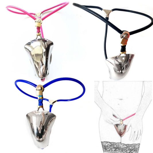 Ceinture de chasteté BDSM en acier inoxydable