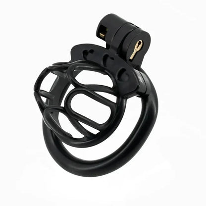 Cage de chasteté Sissy avec 4 anneaux