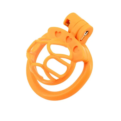 Cage de chasteté Sissy avec 4 anneaux