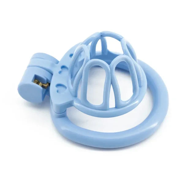 Cage de chasteté Sissy avec 4 anneaux