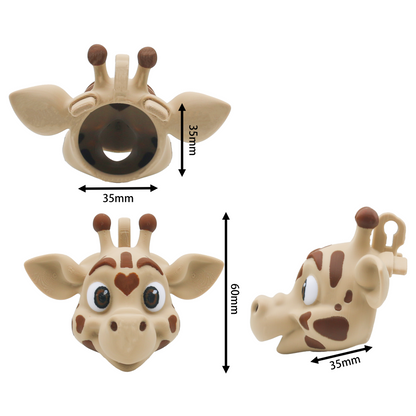 Giraffe-Themed 3D Printed Chastity Device