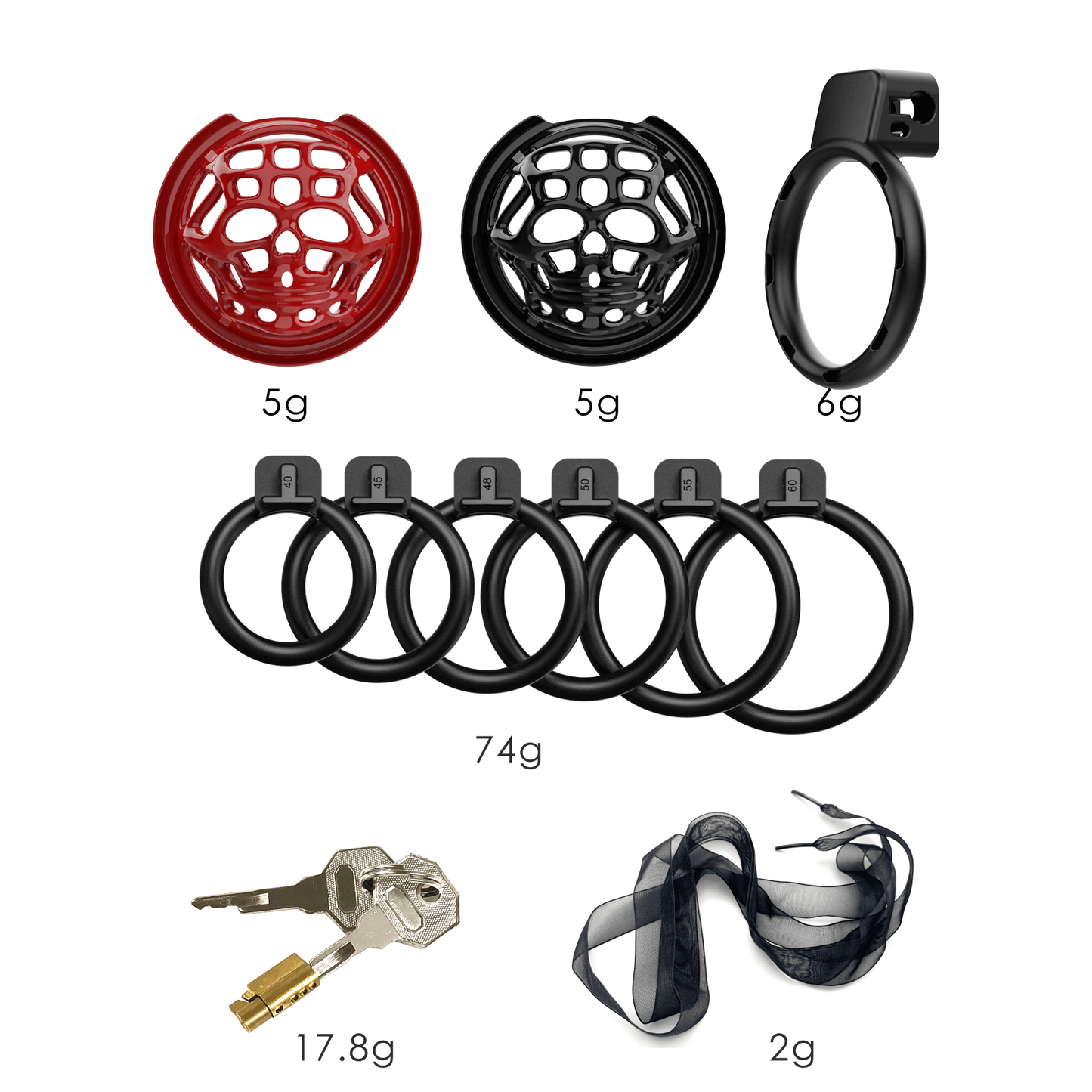 3D Exo-Cage Chastity Cage