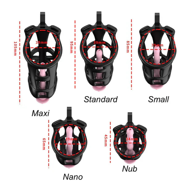 Cobra Chastity Set With Belt