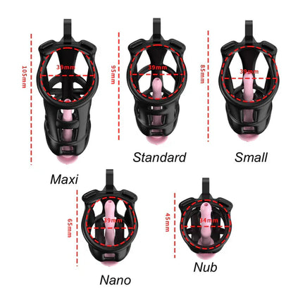 Cobra Chastity Set With Belt