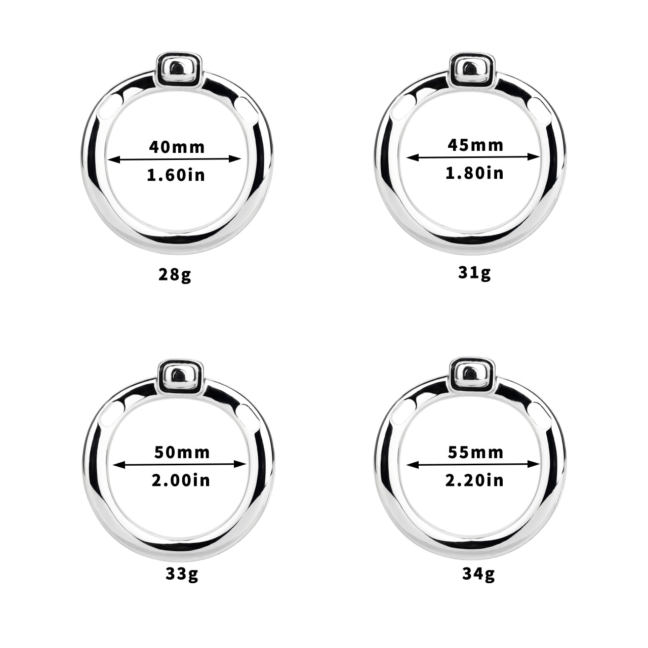 Lightweight Breathable Chastity Cage