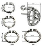 Stainless Steel Stealth Lock Male Chastity Device