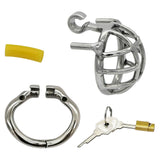 Stainless Steel Stealth Lock Male Chastity Device