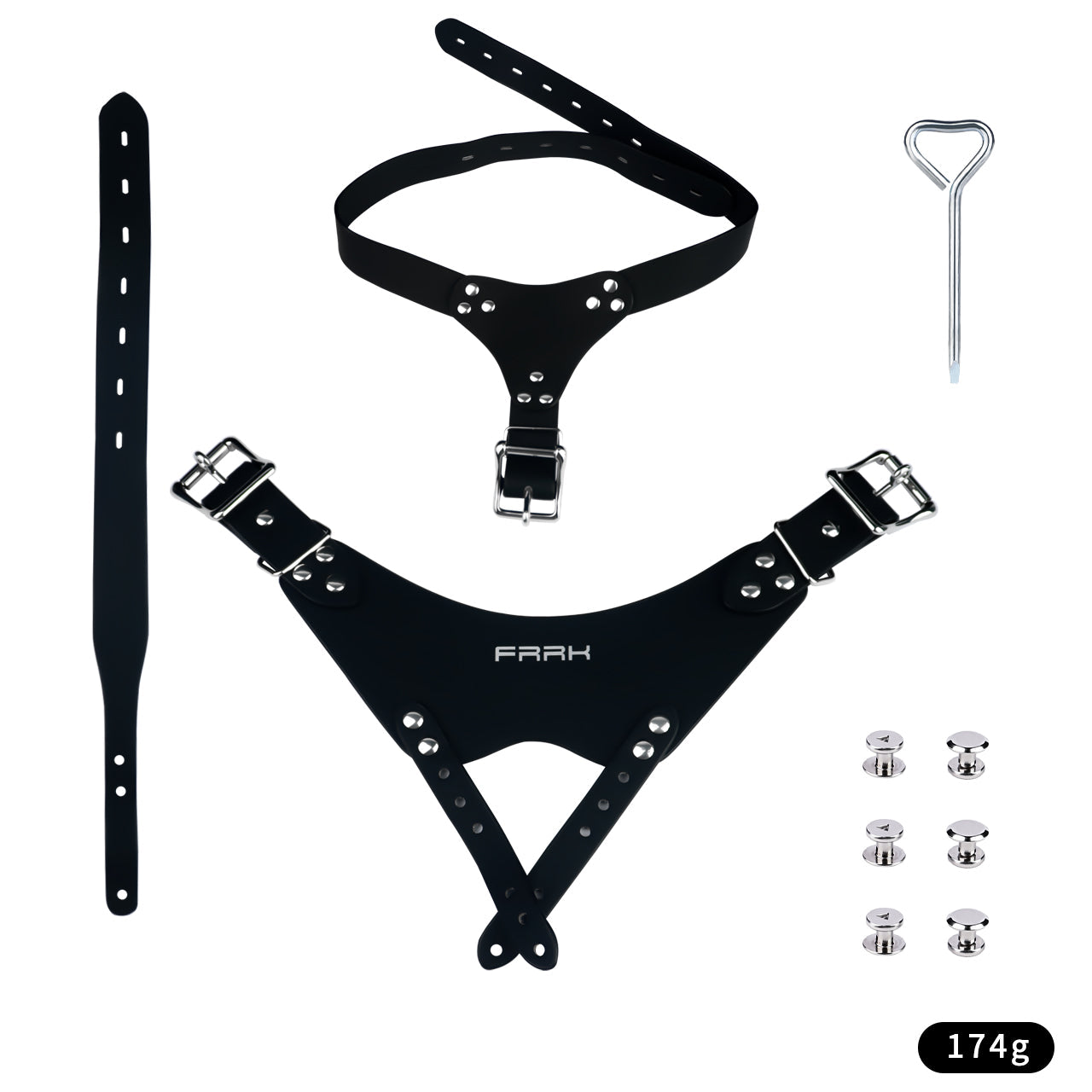 Chainmail Steel Chastity Cage with Belt - 10