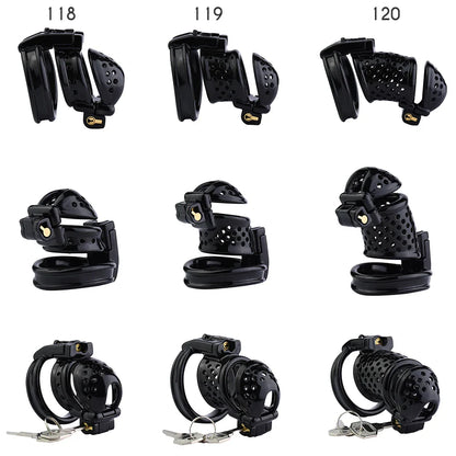 Breathable Plastic Chastity Cage with Dual Locks
